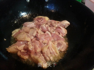 孜香红烧鸡块的做法步骤：4