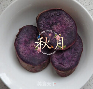 紫薯爱心煎蛋的做法步骤：3