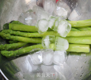 蚝汁芦笋配火腿的做法步骤：5