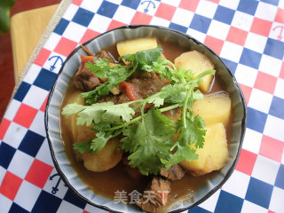 番茄土豆炖牛肉的做法步骤：6