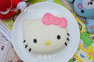 hello kitty 酸奶慕斯蛋糕的做法步骤：14