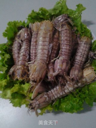 清蒸皮皮虾~还叫虾爬子的做法步骤：3