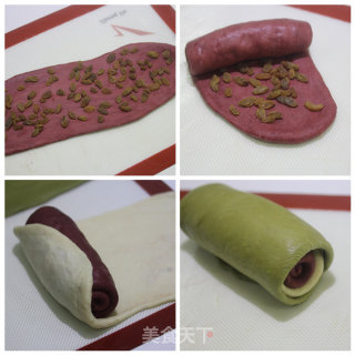 面包机做面包的方法（自制西瓜土司）的做法步骤：7