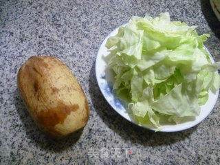 莲藕拌圆白菜的做法步骤：1