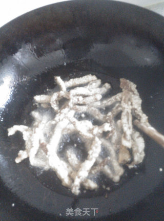 黑胡椒炸肉条的做法步骤：6