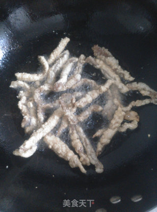 黑胡椒炸肉条的做法步骤：7