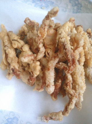 黑胡椒炸肉条的做法步骤：8