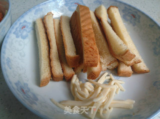 黑胡椒炸肉条的做法步骤：10