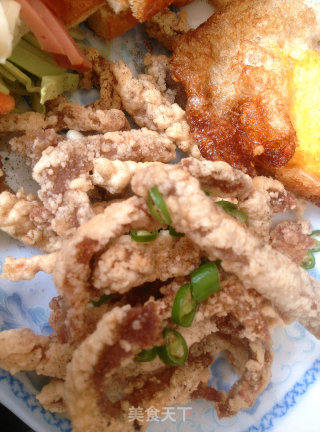 黑胡椒炸肉条的做法步骤：11
