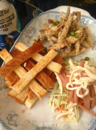 黑胡椒炸肉条的做法步骤：12