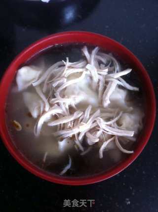 鸡丝馄饨的做法步骤：15