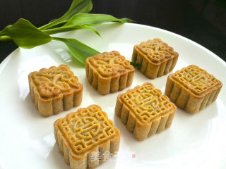 红豆沙月饼的做法步骤：16