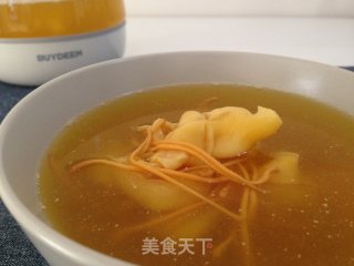 虫草花花胶汤的做法步骤：5