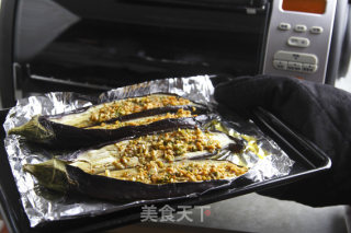 葱油蒜汁香烤茄子的做法步骤：5