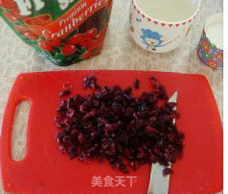 蔓越莓发糕的做法步骤：2