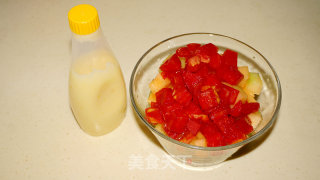 缤纷水果蔬菜沙拉的做法步骤：6
