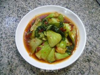 酸辣青菜的做法步骤：12