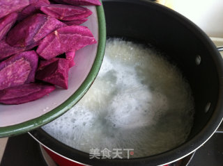 紫薯糯米粥的做法步骤：6