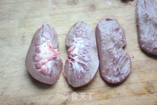 青椒炒腰花的做法步骤：2