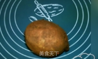 红薯桃心月饼的做法步骤：1