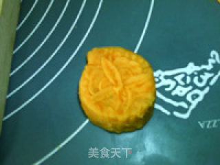 红薯桃心月饼的做法步骤：12