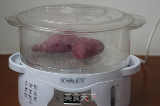 面包机做面包的方法（自制紫薯土司）的做法步骤：2