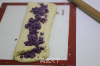 面包机做面包的方法（自制紫薯土司）的做法步骤：9