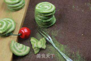 【番茄配方】双色抹茶曲奇—— 最爱那点儿抹茶绿的做法步骤：13