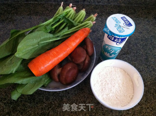 翡翠疙瘩汤的做法步骤：1