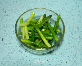 天然清新好味道：【清炒芦笋杏鲍菇】的做法步骤：5