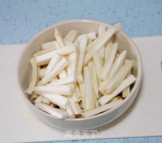 天然清新好味道：【清炒芦笋杏鲍菇】的做法步骤：6