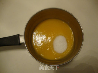 一见倾心的芒果慕斯——6寸心形的做法步骤：6