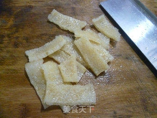 肉皮黑木耳炒扁豆的做法步骤：4