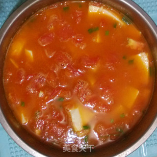 西红柿豆腐汤的做法步骤：8