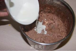 【番茄配方】巧克力方块夹心—— 香甜微苦，奶油霜夹心饰面的小蛋糕的做法步骤：5