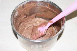 【番茄配方】巧克力方块夹心—— 香甜微苦，奶油霜夹心饰面的小蛋糕的做法步骤：7