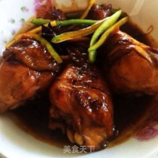 红烧鸡腿的做法步骤：7