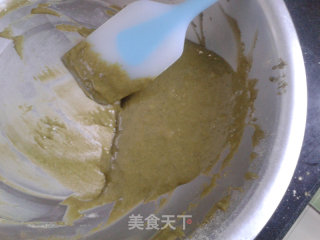 6寸抹茶戚风蛋糕的做法步骤：4