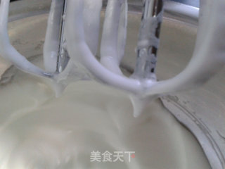 6寸抹茶戚风蛋糕的做法步骤：5