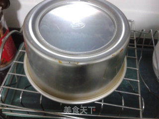 6寸抹茶戚风蛋糕的做法步骤：9