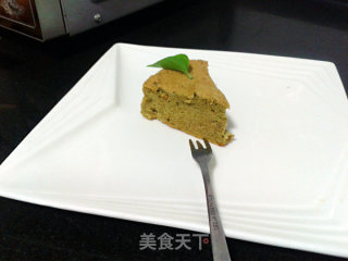 6寸抹茶戚风蛋糕的做法步骤：11