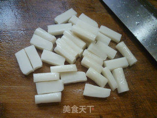 空心菜炒年糕的做法步骤：4
