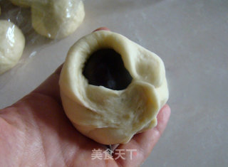 红豆蛋黄面包的做法步骤：6