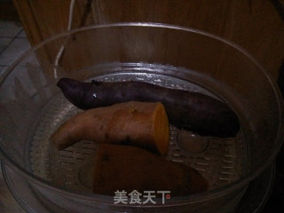 蒸红薯和紫薯的做法步骤：5