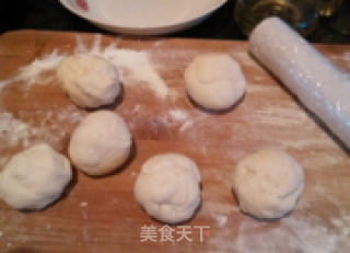 香菇肉葱煎饼的做法步骤：7
