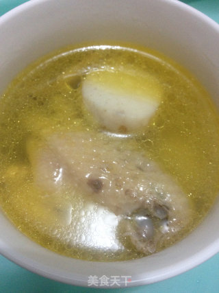 芋头炖鸡汤的做法步骤：6