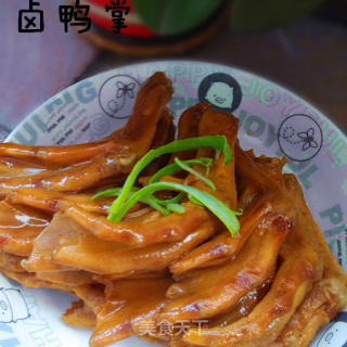 卤鸭掌的做法步骤：4