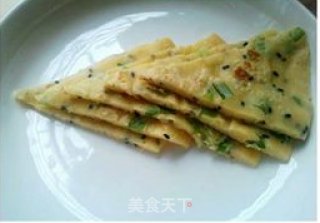 黑芝麻葱香薄饼的做法步骤：7