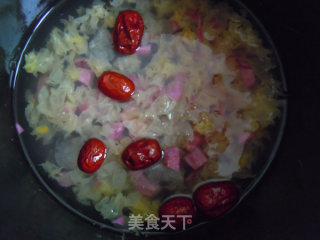 消暑饮品紫薯银耳汤的做法步骤：5