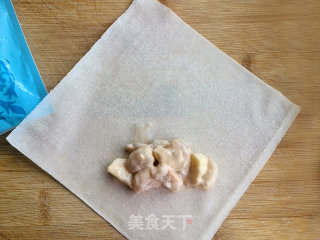 虾仁沙拉春卷的做法步骤：4